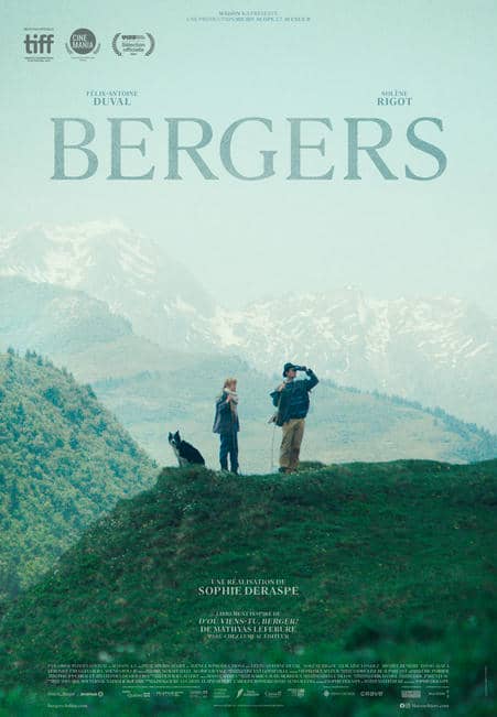 Affiche du film "Bergers" réalisé par Sophie Deraspe (Maison 4:3, 2024)