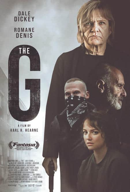 Affiche du suspense angloquébécois "The G", écrit et réalisé par Karl R. Hearne (Level Film, 2024)