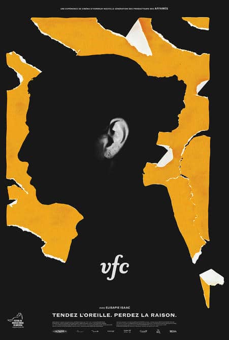 Affiche du long métrage expérimental "V F C" de C.S. Roy (2023)