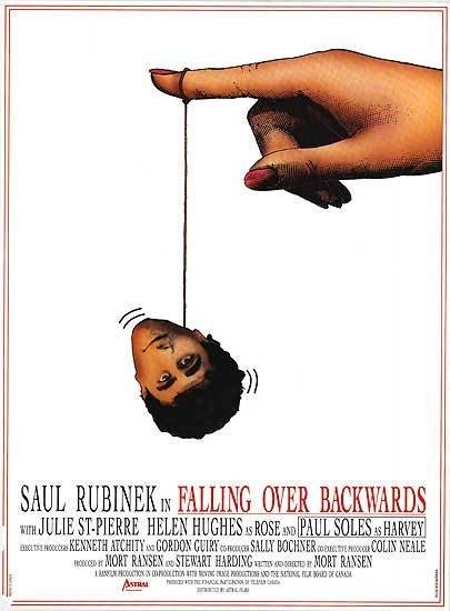 Affiche de la comédie sentimentale "Falling Over Backwards" (Mort Ransen, 1990) - Astral Films