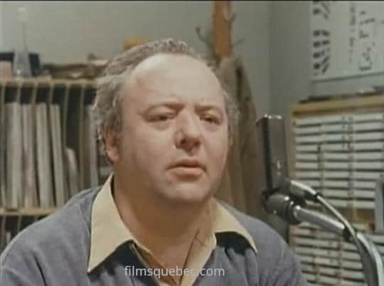 Le comédien Guy L'Écuyer dans le drame québécois "La fleur aux dents" de Thomas Vamos (ONF, 1975)