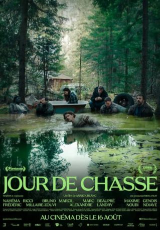 Affiche du long métrage québécois "Jour de chasse" de Annick Blanc (Maison 4:3, 2024)